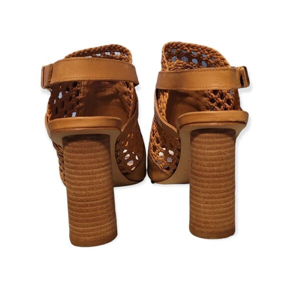 Antonio Melani Lena leather open toe heel - Picture 3 of 3